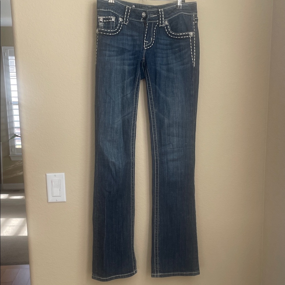 Miss Me Dark Blue Boot Cut Jeans